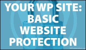 Basic Website Protection