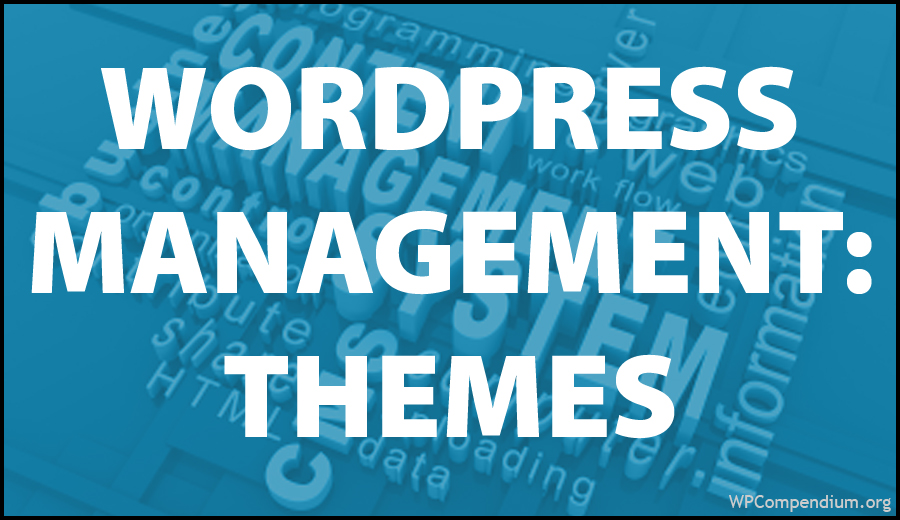 WordPress Theme Management